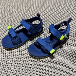 OshKosh B'gosh Blue Sandals with Neon Accents